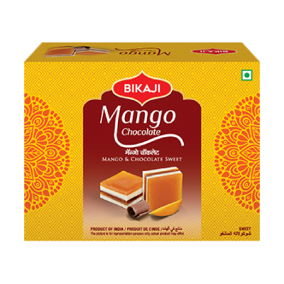 With 250gm Mango Chocolate Burfee (Bikaji)