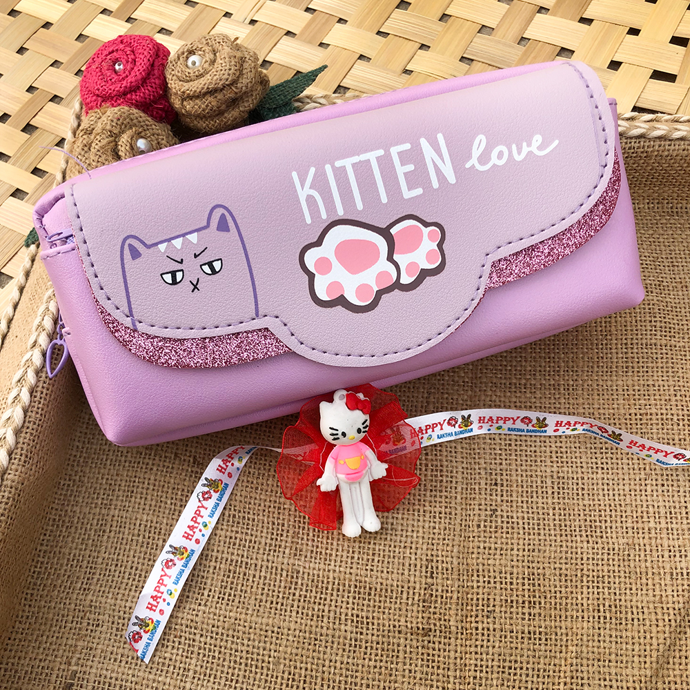 Cartoon Character kitty Rakhi N wallet combo for girls | Buy Online Kids Rakhi Cartoon Character kitty Rakhi N wallet combo for girls | Buy Online Kids Rakhi