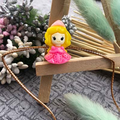 Beautiful cartoon character princess Rakhi for little girls