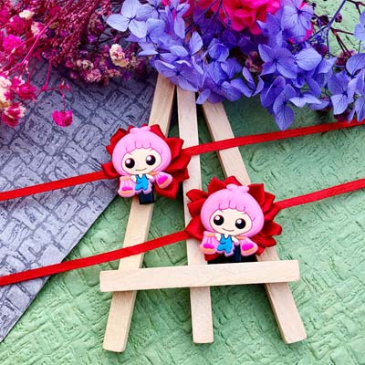 Attractive doll hairclips Rakhiz combo of 2 for Little girls
