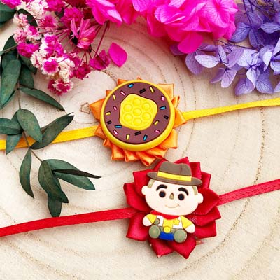 Beautiful cartoon character Rakhiz combo for kids