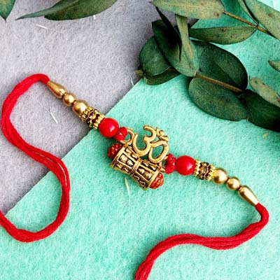 Elegant Om Rakhi Collection Symbol of Peace and Protection