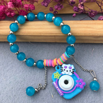 Hello Kitty Camera Charm Bracelet Rakhi