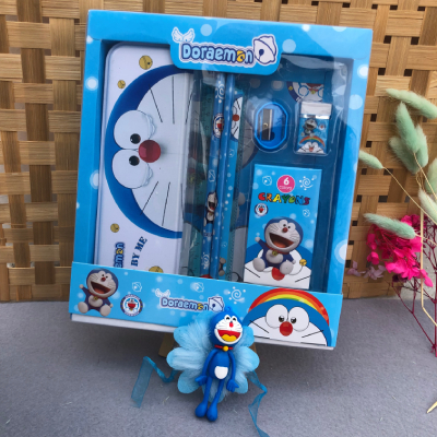 Doraemon Kids Rakhi with Stationery Gift Box | Fun & Educational Raksha Bandhan Gift Set