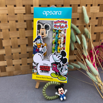Classic Mickey Mouse & Friends Stationery Gift Set with Mickey Kids Rakhi