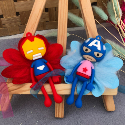Superhero Kids Rakhi Set (Iron Man & Captain America) | Fun Raksha Bandhan Rakhis for Brothers