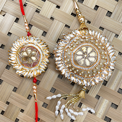 Bright and unique rakhi combo for your special day