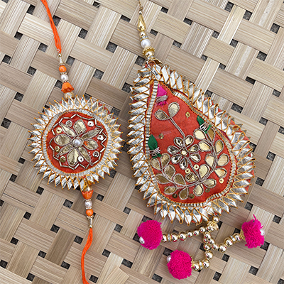 Royal Look Bhaiya Bhabhi Raksha Bandhan Rakhi