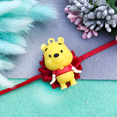 highly saleable yellow Teddy Rakhi for kids