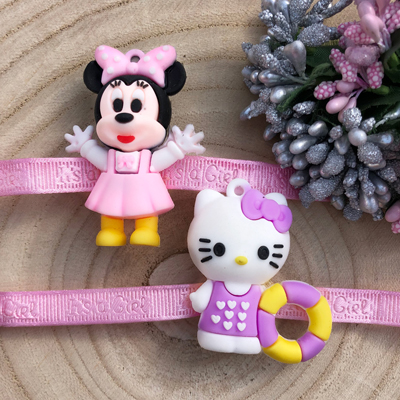 Pretty Minnie, kitty kids Rakhi set of 2