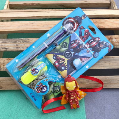 Famous Iron Man Rakhi with writing gift set for kids