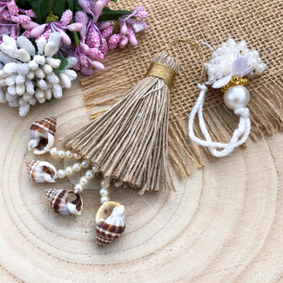 beautiful shunk tassels thread lumba Rakhi for bhabhi