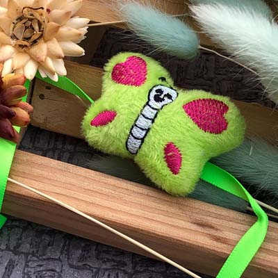 Cute Green Butterfly Rakhi for kids
