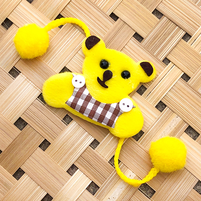 Volly cut teddy bear Rakhi for kids