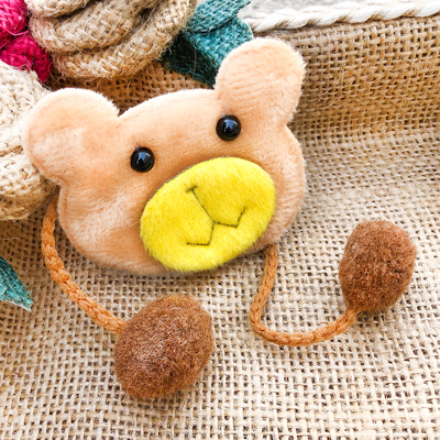 Cartoon character brown bear Rakhi for Kids