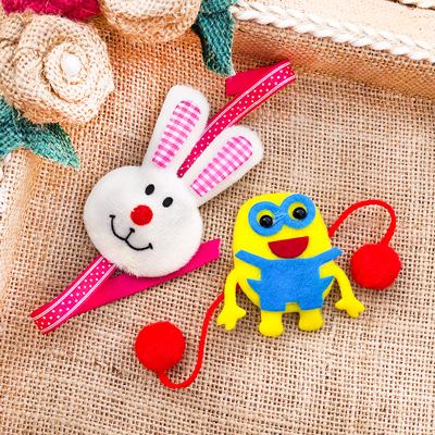 Cute bunny N Minion smile Rakhi Combo for kids