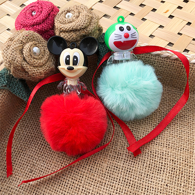 Doraemon N Mickeymouse PomPom Rakhin combo for kids