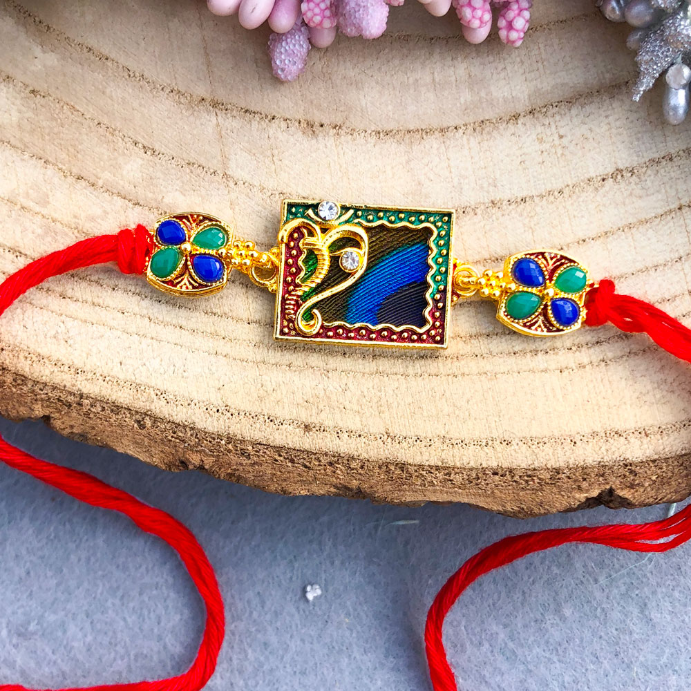 artificial frame design Rakhi for brothers