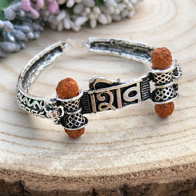 damru rudraksh design Attractive shiv bracelet Rakhi