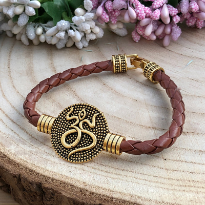 blissful om bracelet Rakhi for brothers and sisters