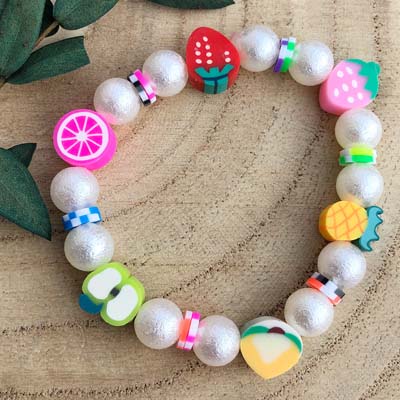 Fruits learning bracelet Rakhi for kids