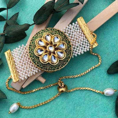 Beautiful jewellery design Bracelet Rakhi, Gift for bhabhi, sister