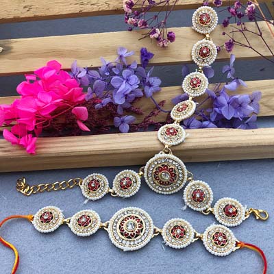 First class jewellery design Rakhi for bhaiya and bhabhi