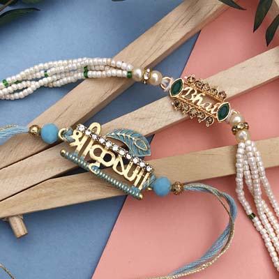 Authentic combo of shree krishna and bhai Rakhi combo