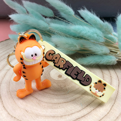 Kids cartoon funny kitty keychain