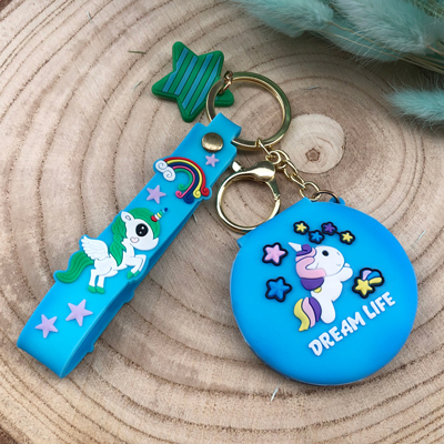 famous unicorn dream life Keychain for kids