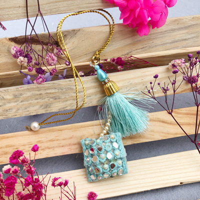 Precious thread design lumba Rakhi for bhabhi