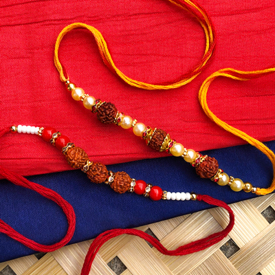 Rakhi Set of 2 - Simple and classic Traditional Rakhi