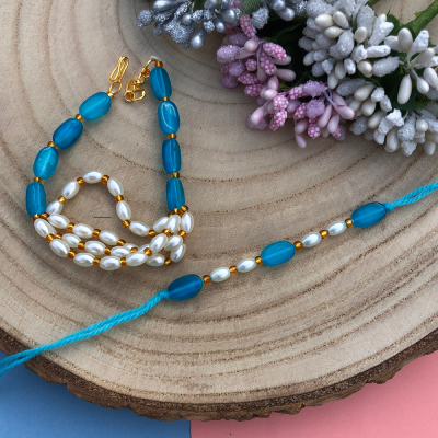 beautiful jewellery design bracelet and dora Rakhi for bhaiya and bhabbhi