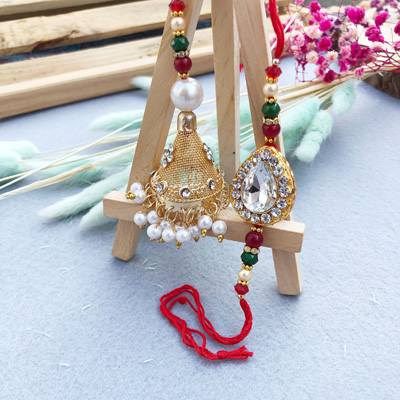 Supreor jhumar design stone bhaiya bhabhi Rakhi