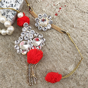 Sparkling Diamond Bhaiya Bhabhi Rakhis