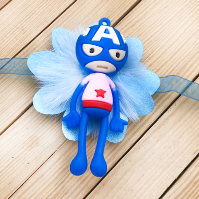 Adventurous Captain America Rakhi for Raksha Bandhan