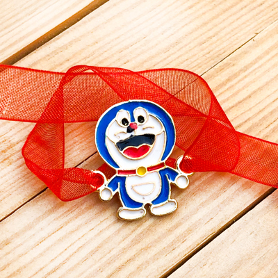 Handcrafted Doraemon Rakhi for Raksha Bandhan