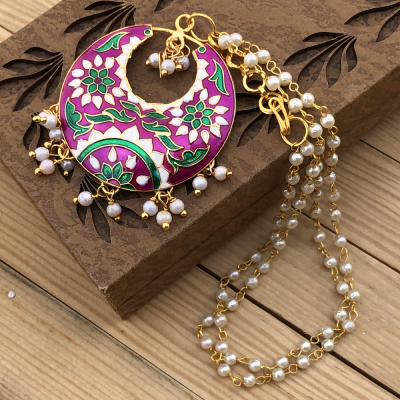 Glittering Beads & Gold Bracelet Lumba Rakhi