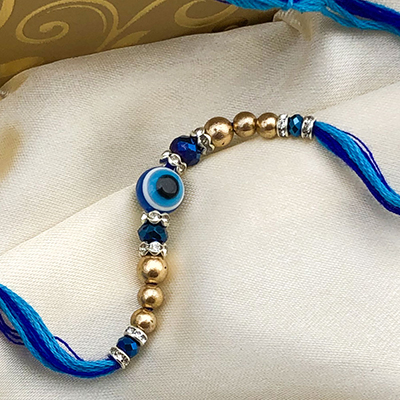 Celestial Beads Evil Eye Protection Rakhi for Raksha Bandhan