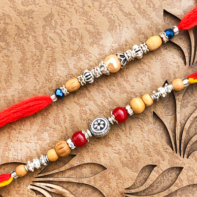 Rare Pearls Combo Rakhi Set for Elder Brothers