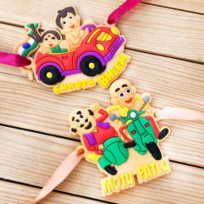 Pogo Cartoon Rakhi Set of 2 for Little Brothers