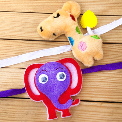 Comfortable 2 Raksha Bandhan Rakhi Set for Kids