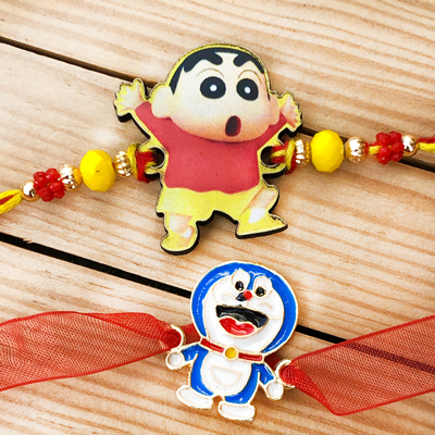 Blooming Cartoon Raksha Bandhan Rakhi Set for Children