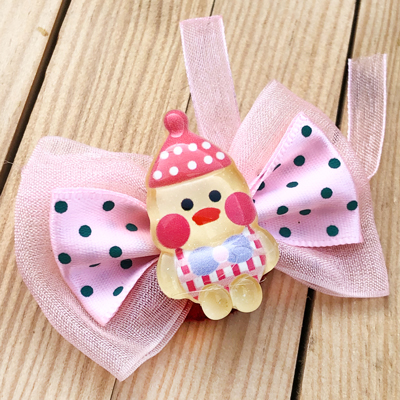 Lovely Pinkish Bow Snowman Rakhi for Kids